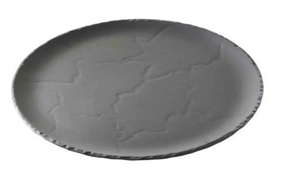 TELLER RUND/ BURGERTELLER/ STEAKTELLER/ SERVIERPLATTE 20 cm Matt schiefer TELLER RUND/ BURGERTELLER/ STEAKTELLER/ SERVIERPLATTE 20 cm Matt schiefer