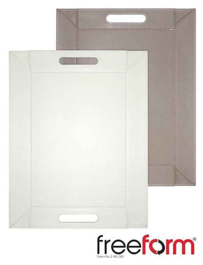 FREEFORM Wendetablett Taupe / Weiss - 45 x 35cm