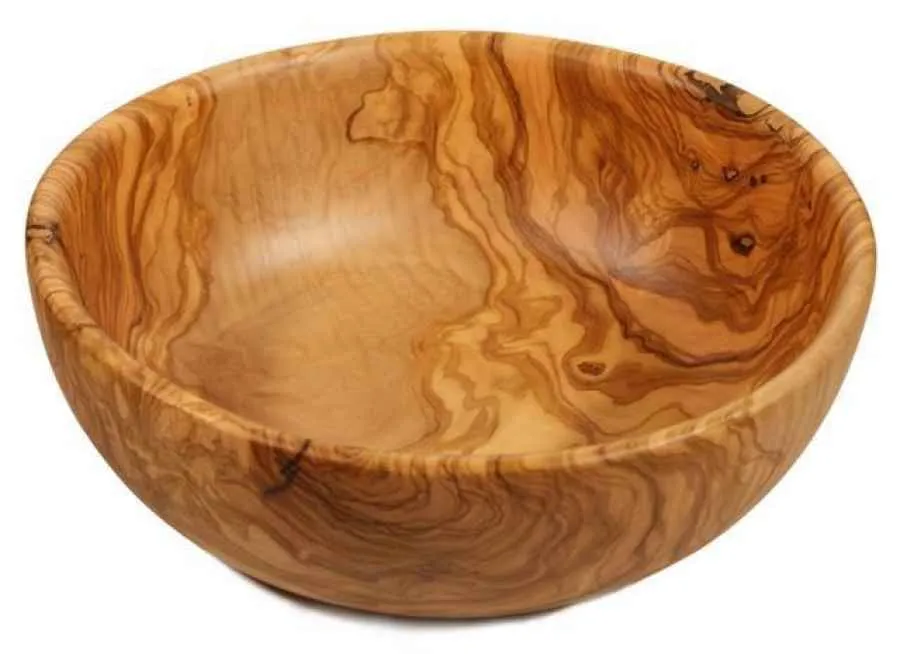 Obstschale ca. 26 - 27 cm rund, Olivenholz