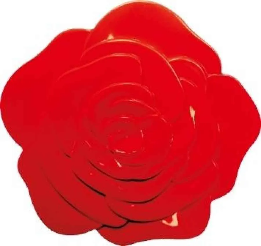 Topfuntersetzer Rose rot Topfuntersetzer Rose rot