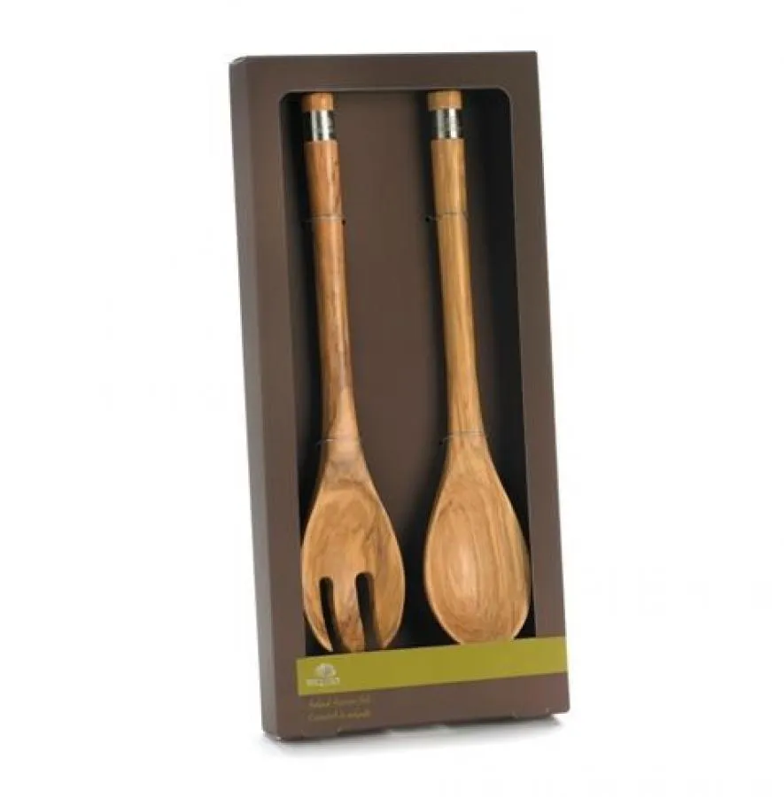 Salatbesteck "ACERO" Olivenholz 30 cm Salatbesteck "ACERO" Olivenholz 30 cm