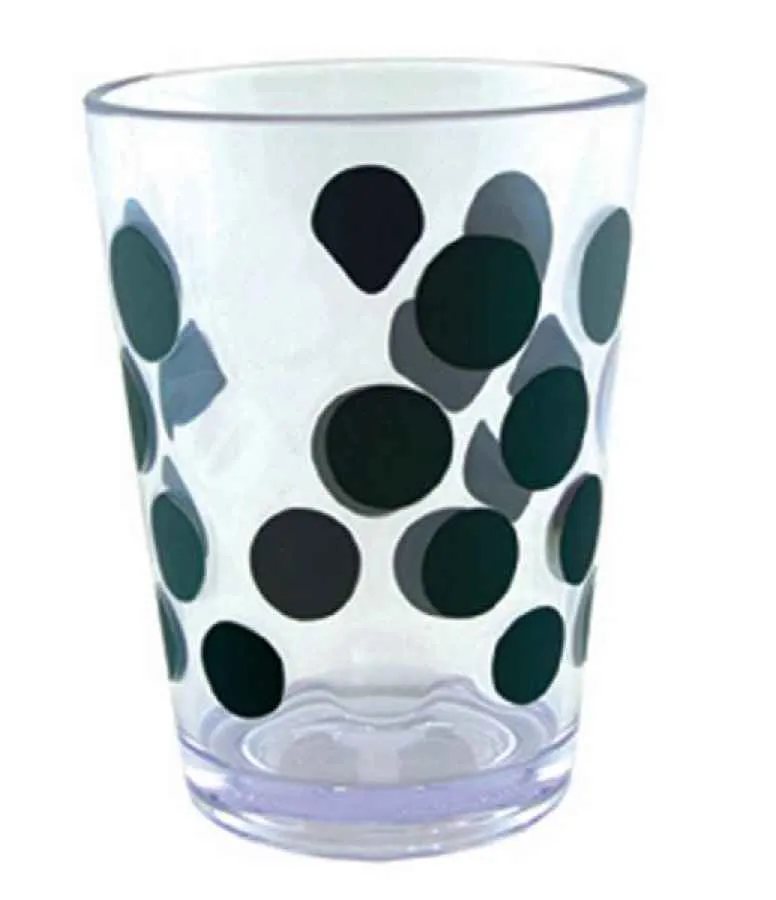 Dot Dot Mini Becher, 4er Set 10 cl schwarz/weiss Dot Dot Mini Becher, 4er Set 10 cl schwarz/weiss