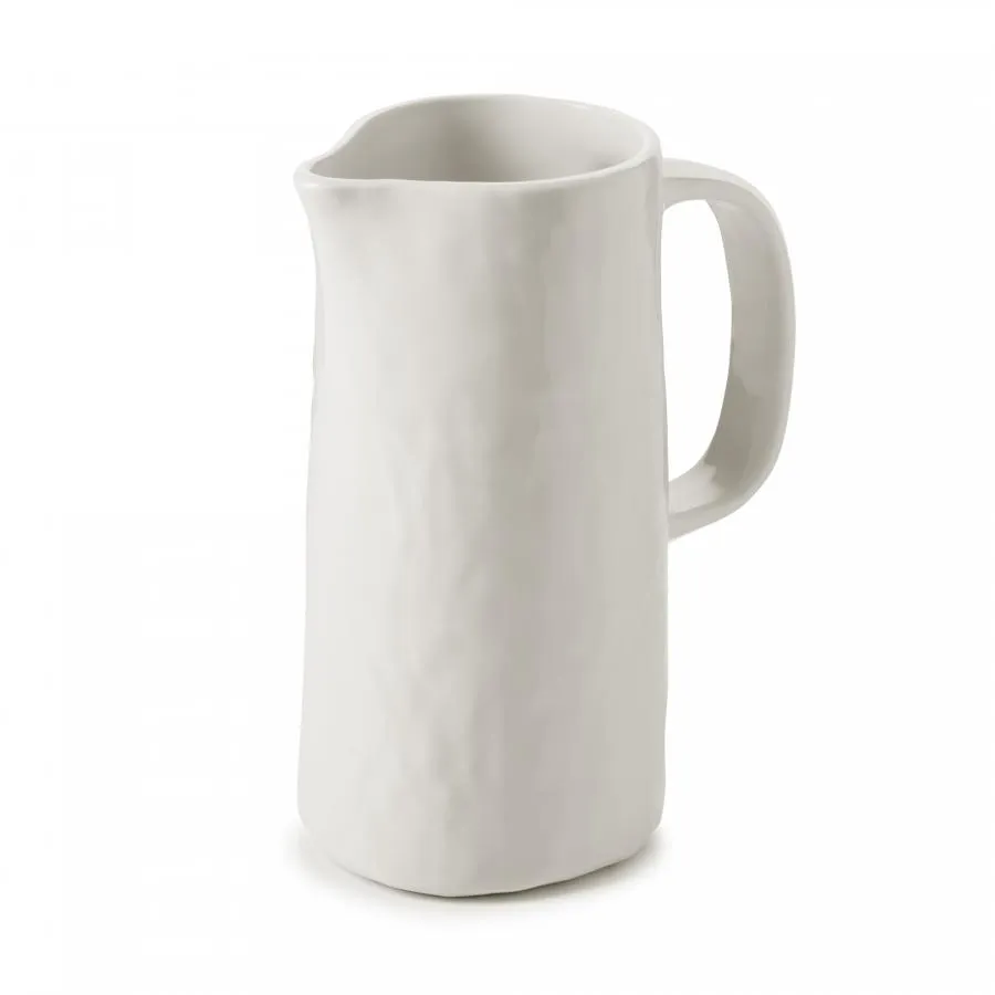 YLI WASSERKRUG/ PITCHER/ VASE 80 CL Alabaster Weiss YLI WASSERKRUG/ PITCHER/ VASE 80 CL Alabaster Weiss