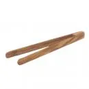 Koch-, Servier- und Grillzange Olivenholz, 20 cm