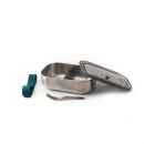 Edelstahl Lunch Box - Ozean, 1000 ml, Edelstahl/Silikon, Maße: 20 x 15 x 6,5 cm