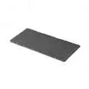 TELLER/ PLATTE/ BURGERTELLER/ STEAKTELLER/ SERVIERPLATTE 30 x 11 cm RECHTECKIG Matt schiefer