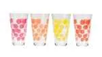 Dot Dot Mini Becher, 4er Set 10 cl regenbogen