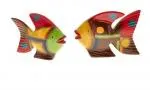 Fisch 12cm handbemalt „SAMBA“