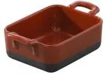 AUFLAUFFORM 33 cl RECHTECKIG Piment-rot REVOL