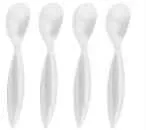 Eislöffel, 4er-Set weiss