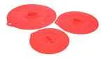 Silikondeckel 29cm „FUNNY KITCHEN“ rot